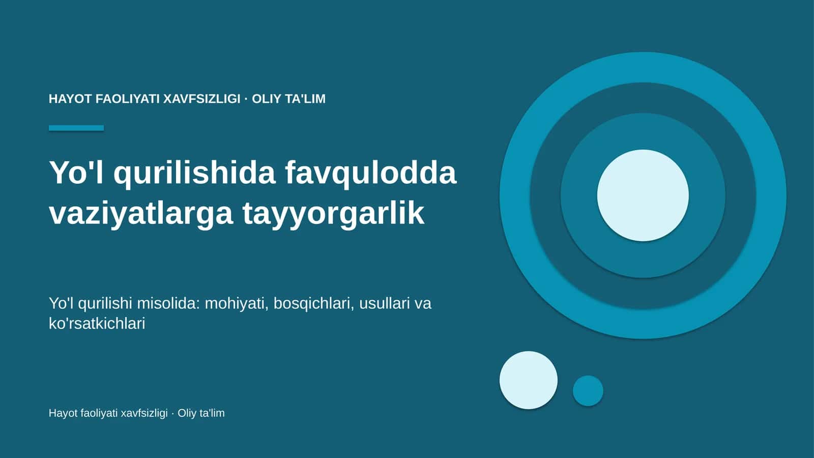 yo'l qurilishida favqulodda vaziyatlarga tayyorgarlik 6900 1