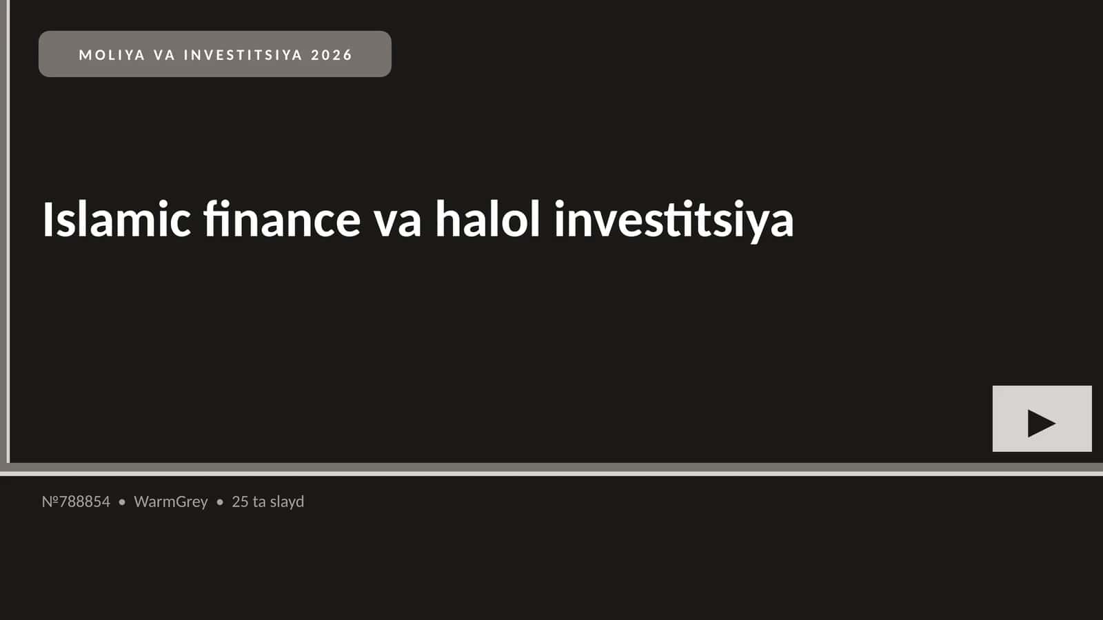 MOLIYA VA INVESTITSIYA 2026 1