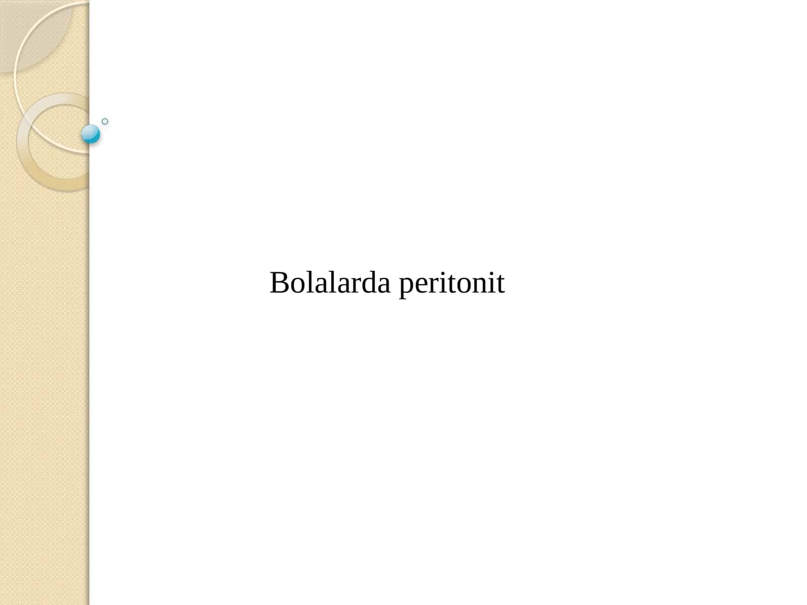 peritonit 1