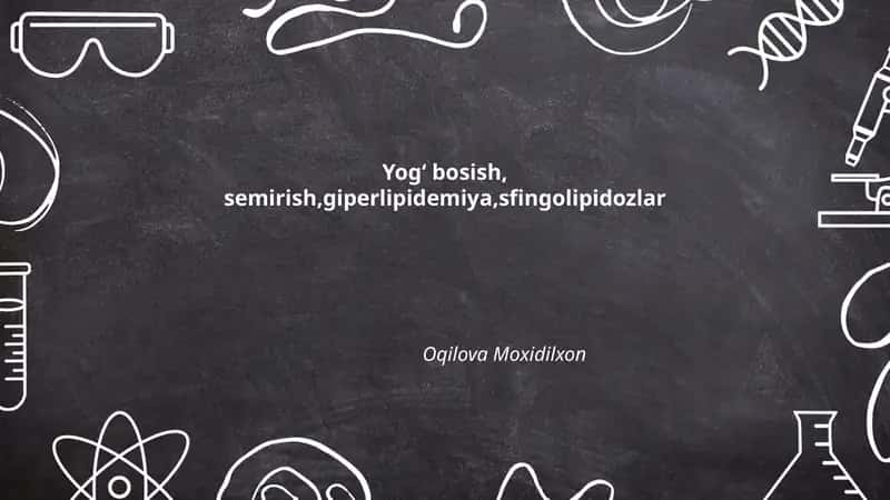 Yogʻ bosish anatomiyasi va turlari 1