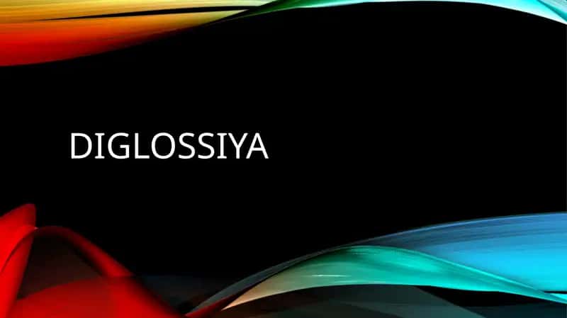Diglossiya 1