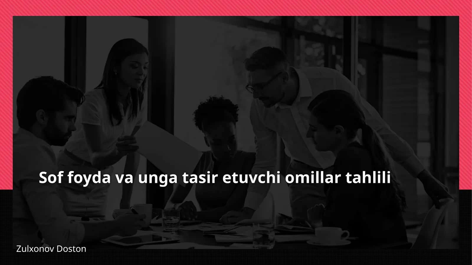 Soffoyda va unga tasir etuvchi omillar tahlili 1