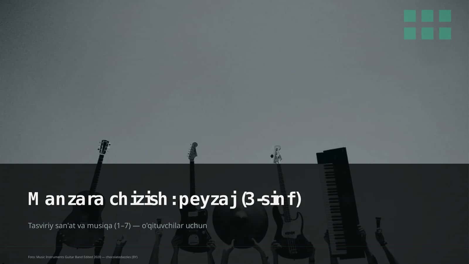Manzara chizish: peyzaj (3-sinf) 1