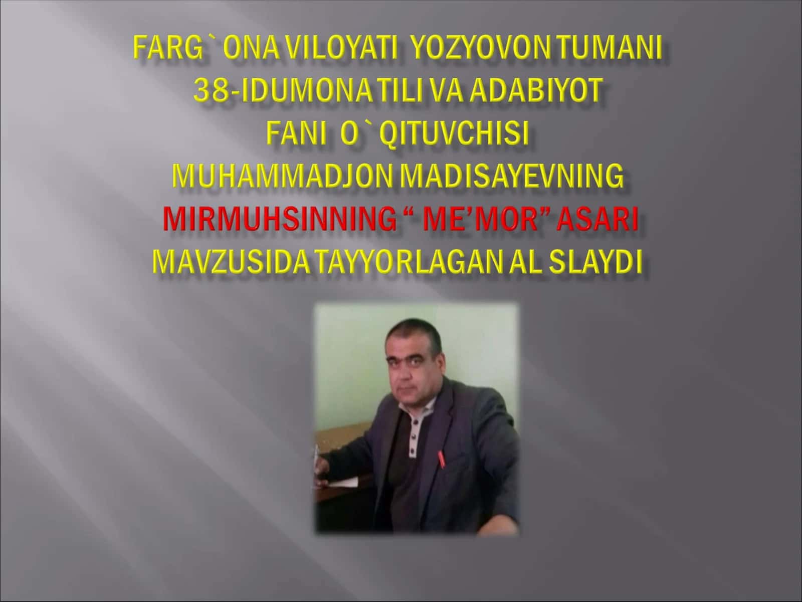 Oktabr- ona tili va adabiyot fanlari oyligi 1