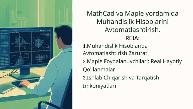 Muhandislik Hisoblarini Avtomatlashtirish 1