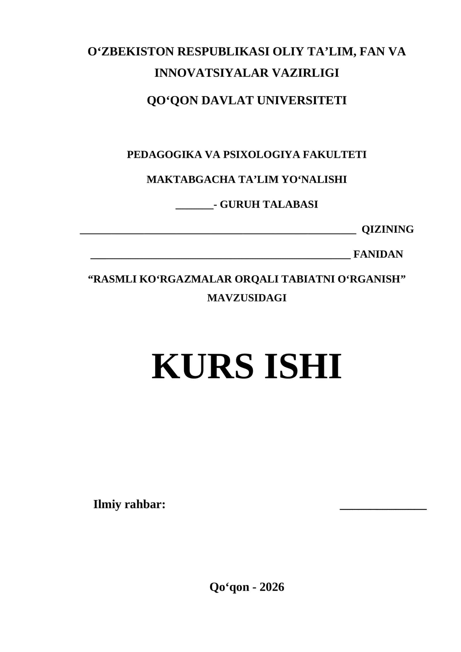 Rasmli ko‘rgazmalar orqali tabiatni o‘rganish 1