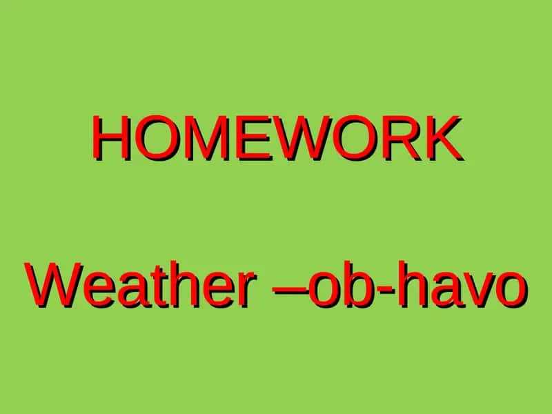 Ob-havo (Weather) 1