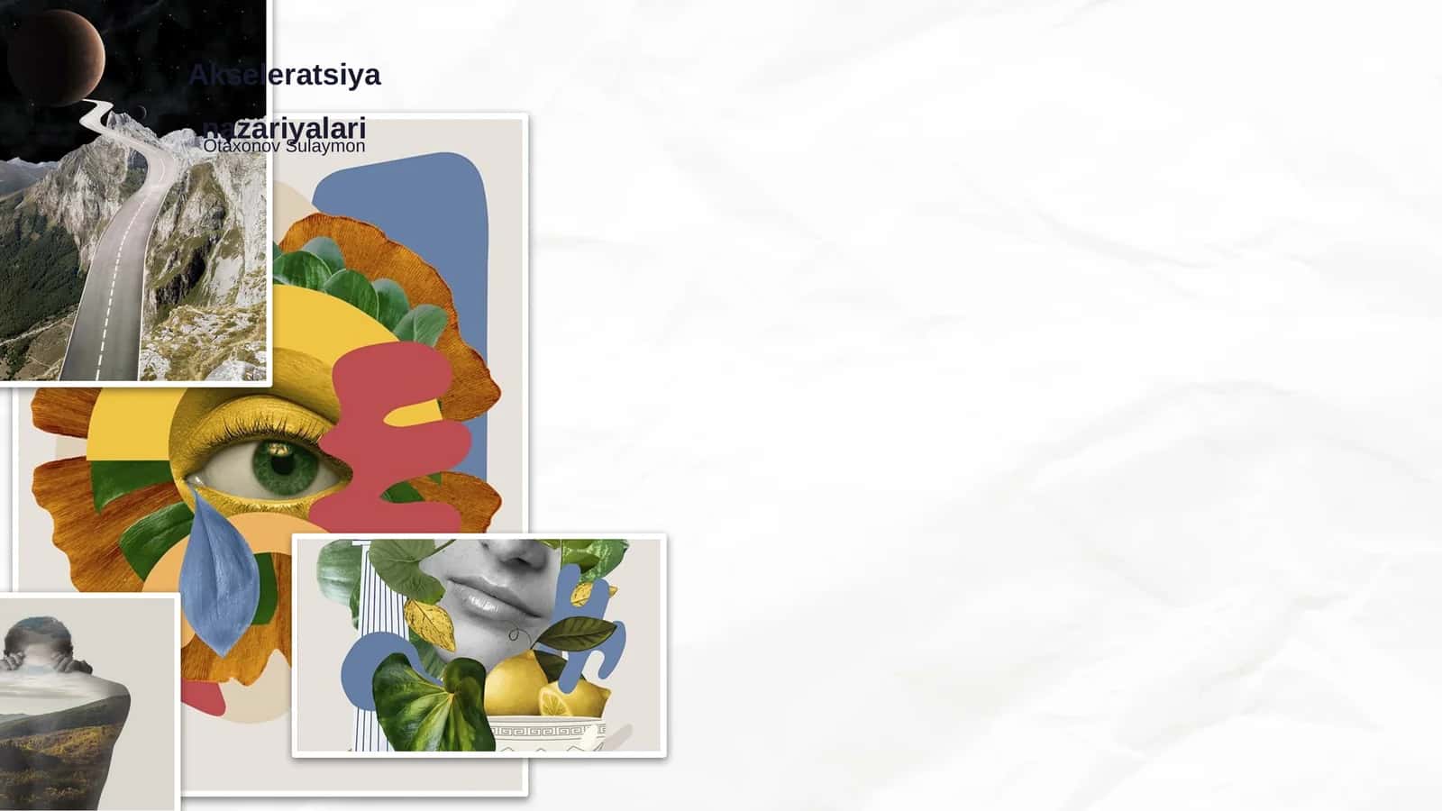 Akseleratsiya nazariyalari 1