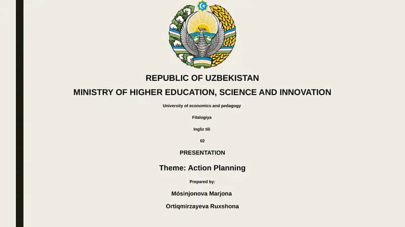 Action Planning 1