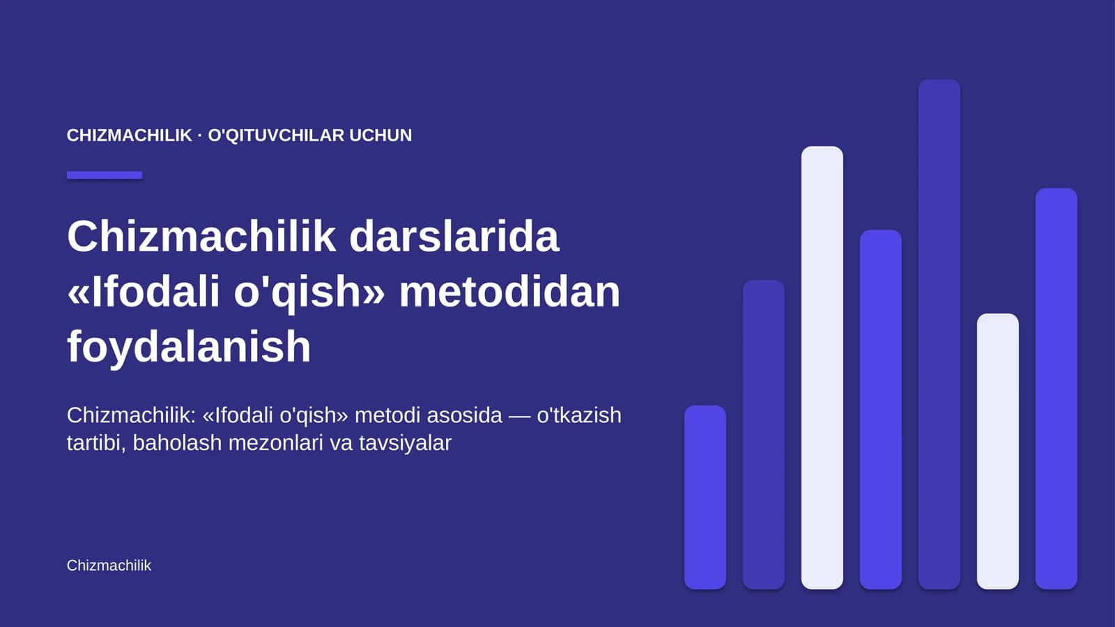 chizmachilik darslarida ifodali o'qish metodidan foydalanish 5740 1