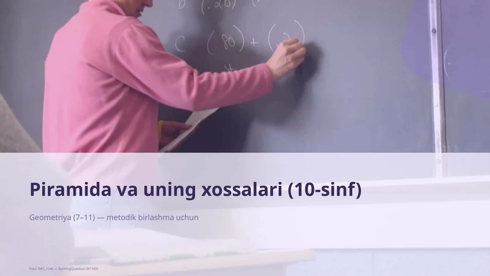 Piramida va uning xossalari (10-sinf) 1