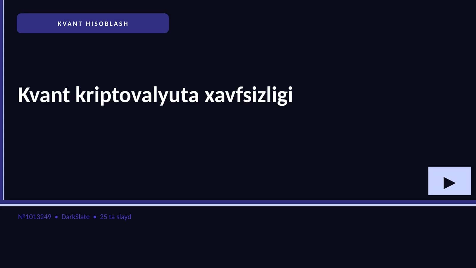 Kvant hisoblash 1