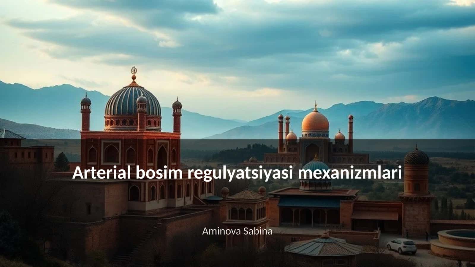 Arterial bosim regulyatsiyasi mexanizmlari 1