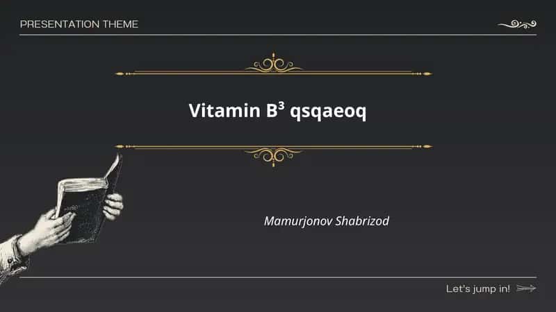 Vitamin B³ qsqaeoq 1