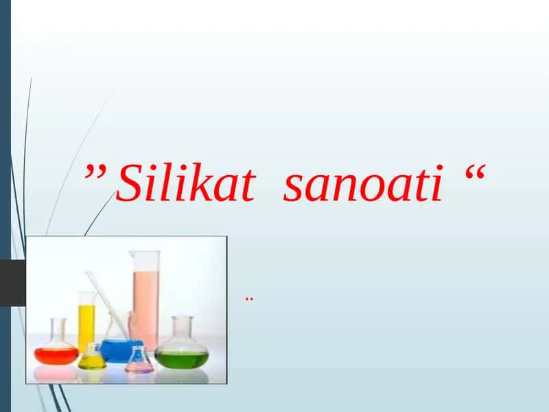 Silikat sanoati 1