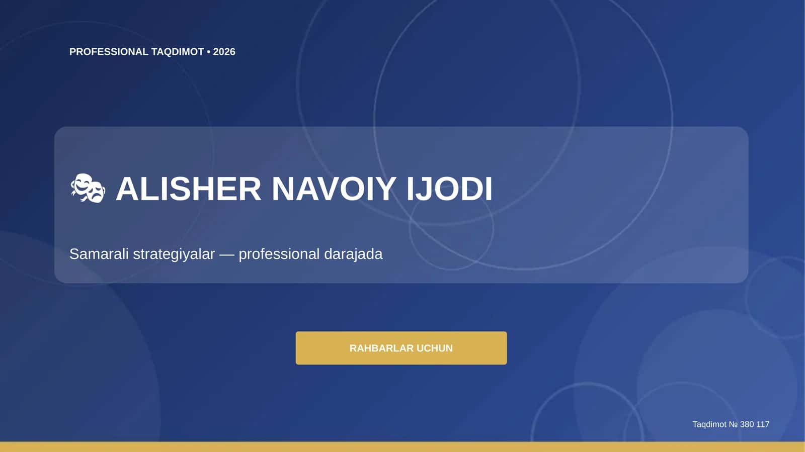 ALISHER NAVOIY IJODI 1