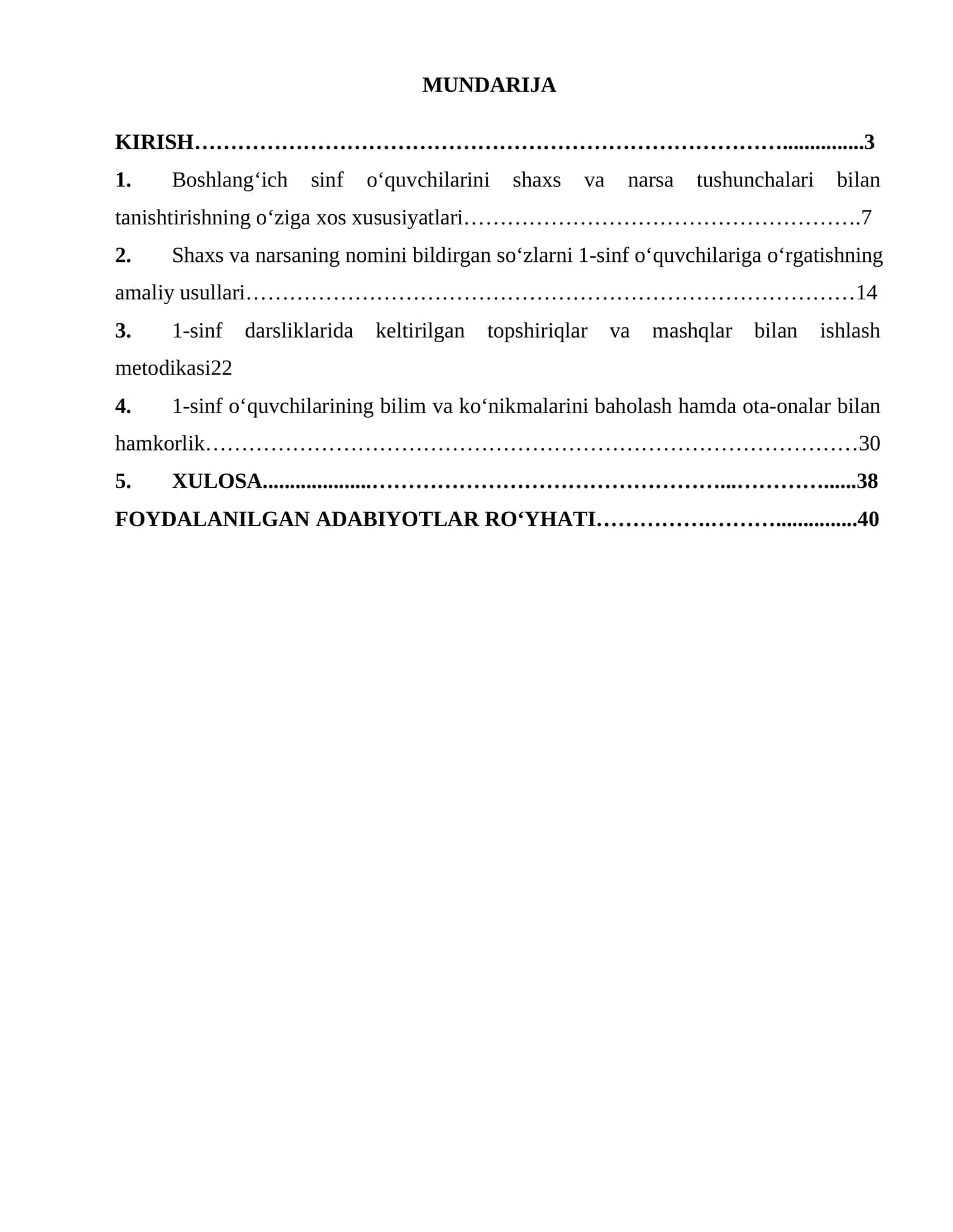 1-sinfda shaxs va narsaning nomini bildirgan soʻzlar 1