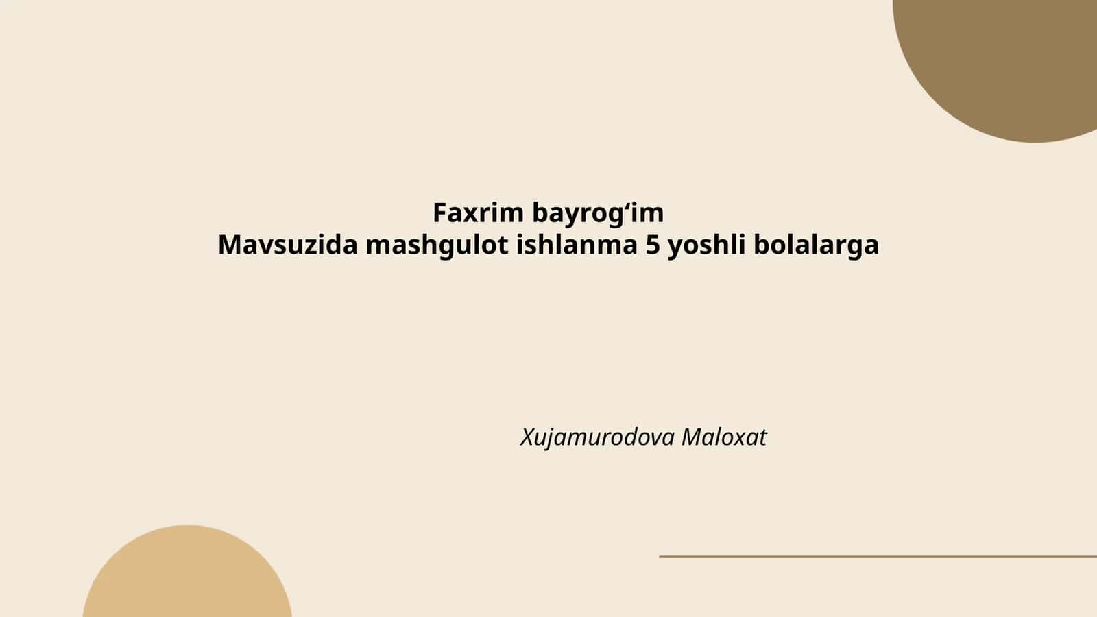Faxrim bayrogʻim 1