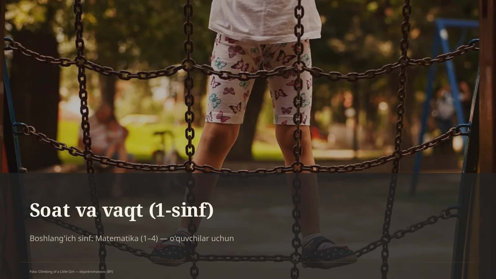 Soat va vaqt (1-sinf) 1