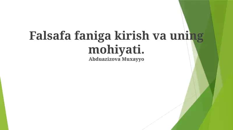 Falsafiy Tadqiqotning Asosiy Bosqichlari 1