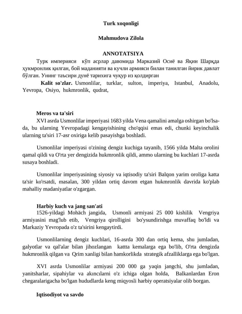 Turk xoqonligi 1