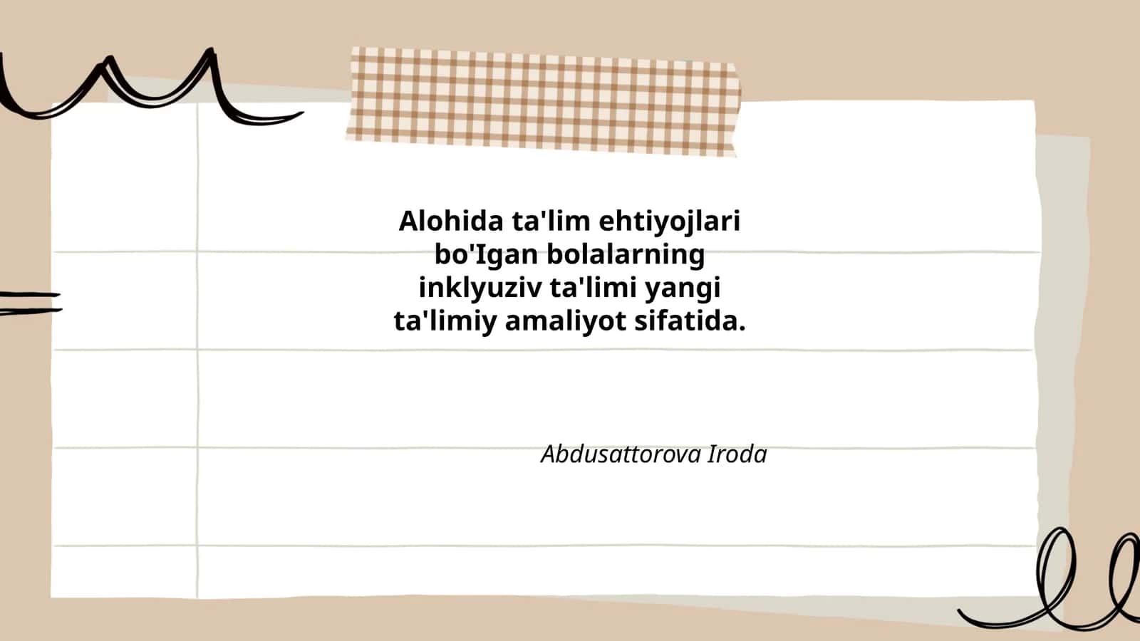 Inklyuziv ta'lim konsepsiyasi 1