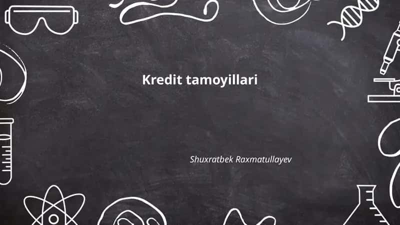 Kredit tamoyillari 1