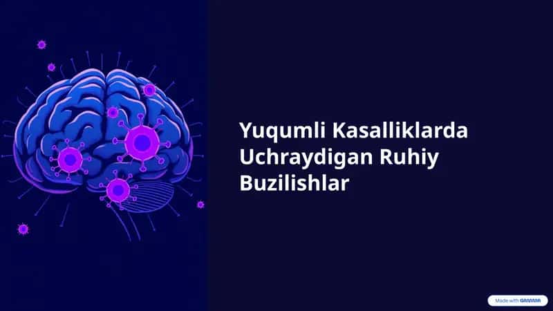 Yuqumli Kasalliklarda Uchraydigan Ruhiy Buzilishlar 1