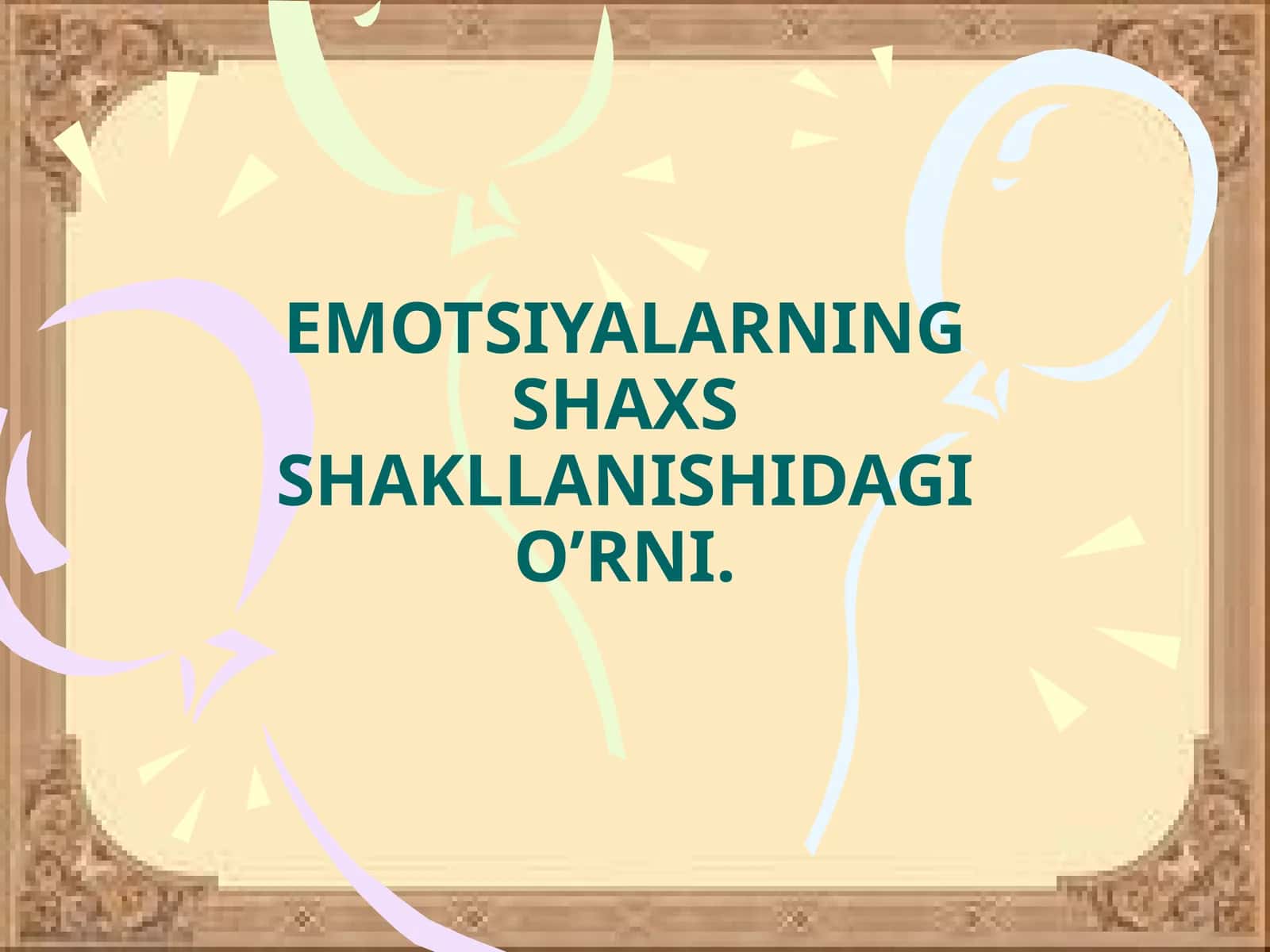 Emotsiyalar 1