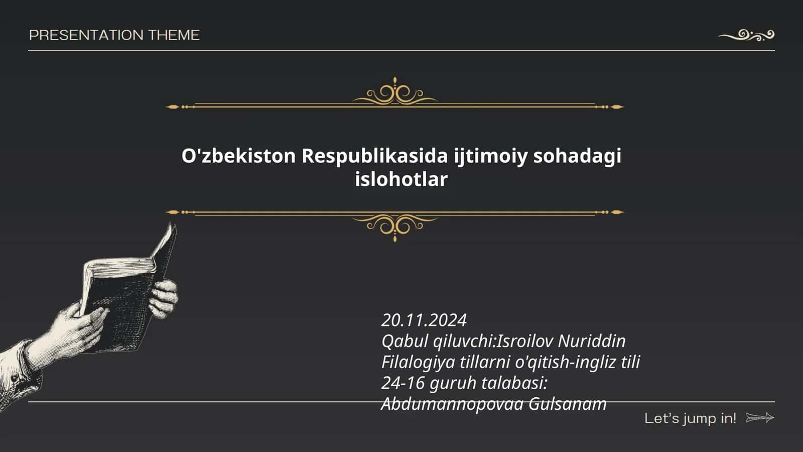 Filalogiya tillarni o'qitish-ingliz tili 1