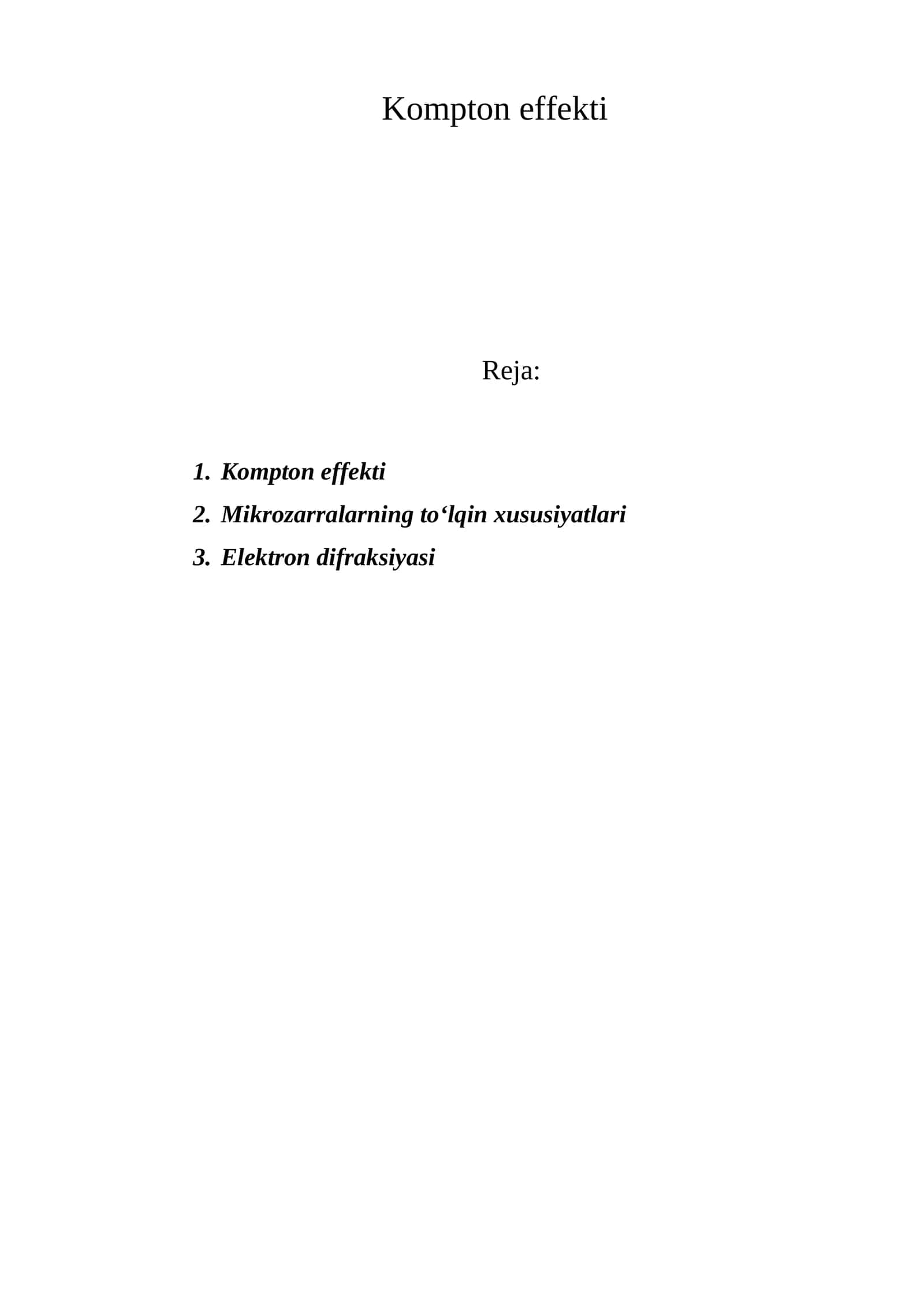 Kompton effekti 1