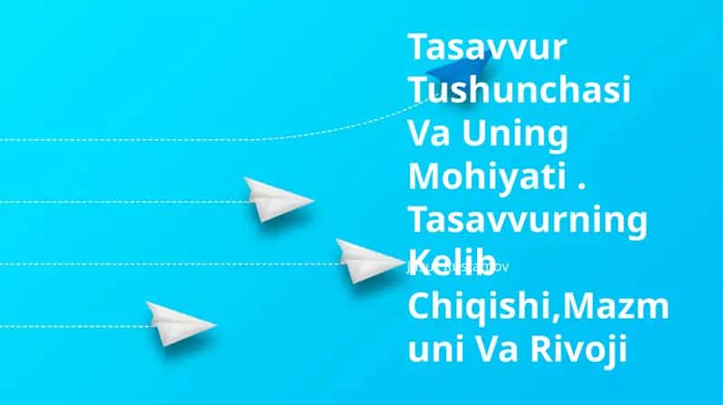 Tasavvur Tushunchasi Va Uning Mohiyati 1