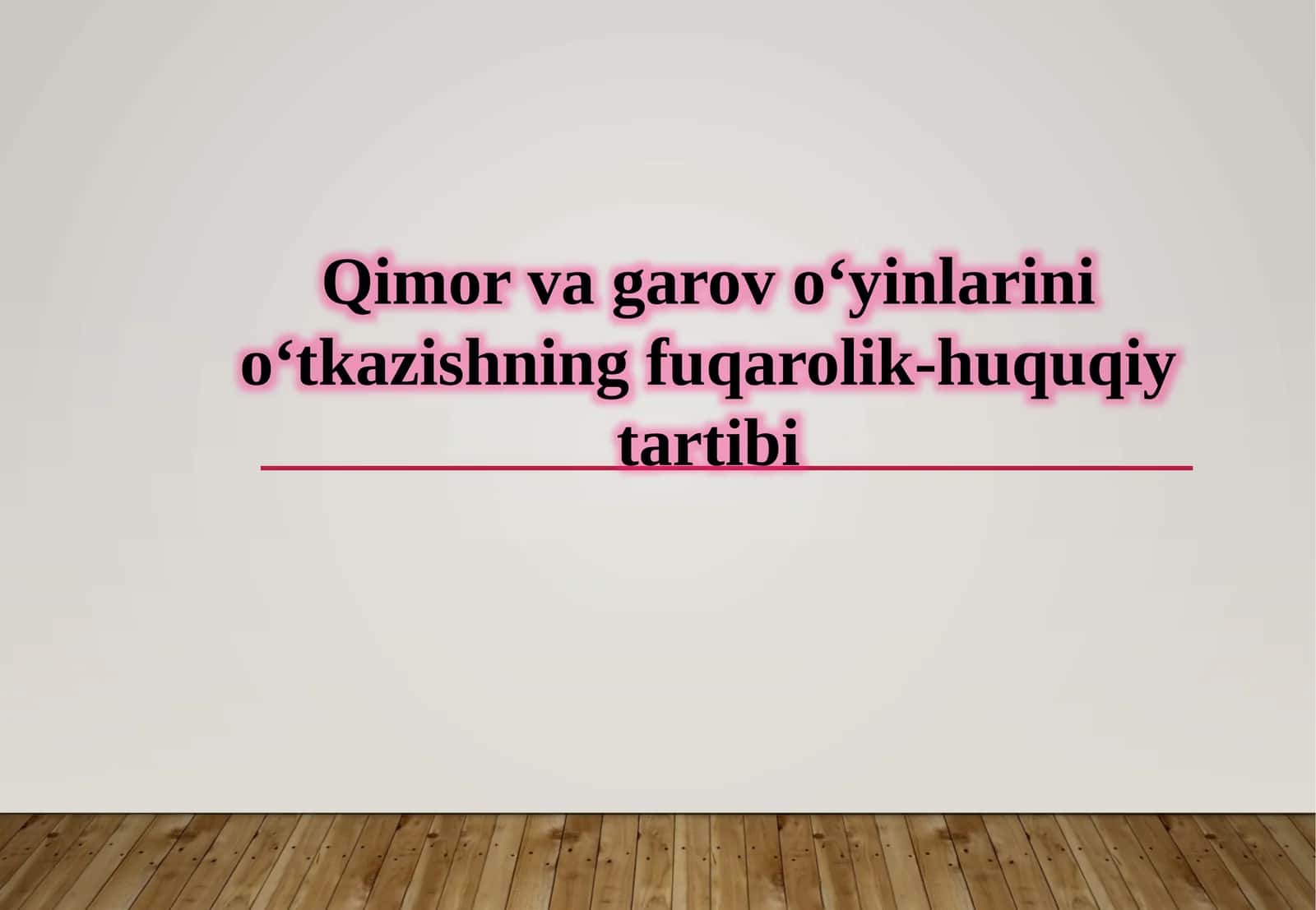 Qimor va garov o‘yinlari 1