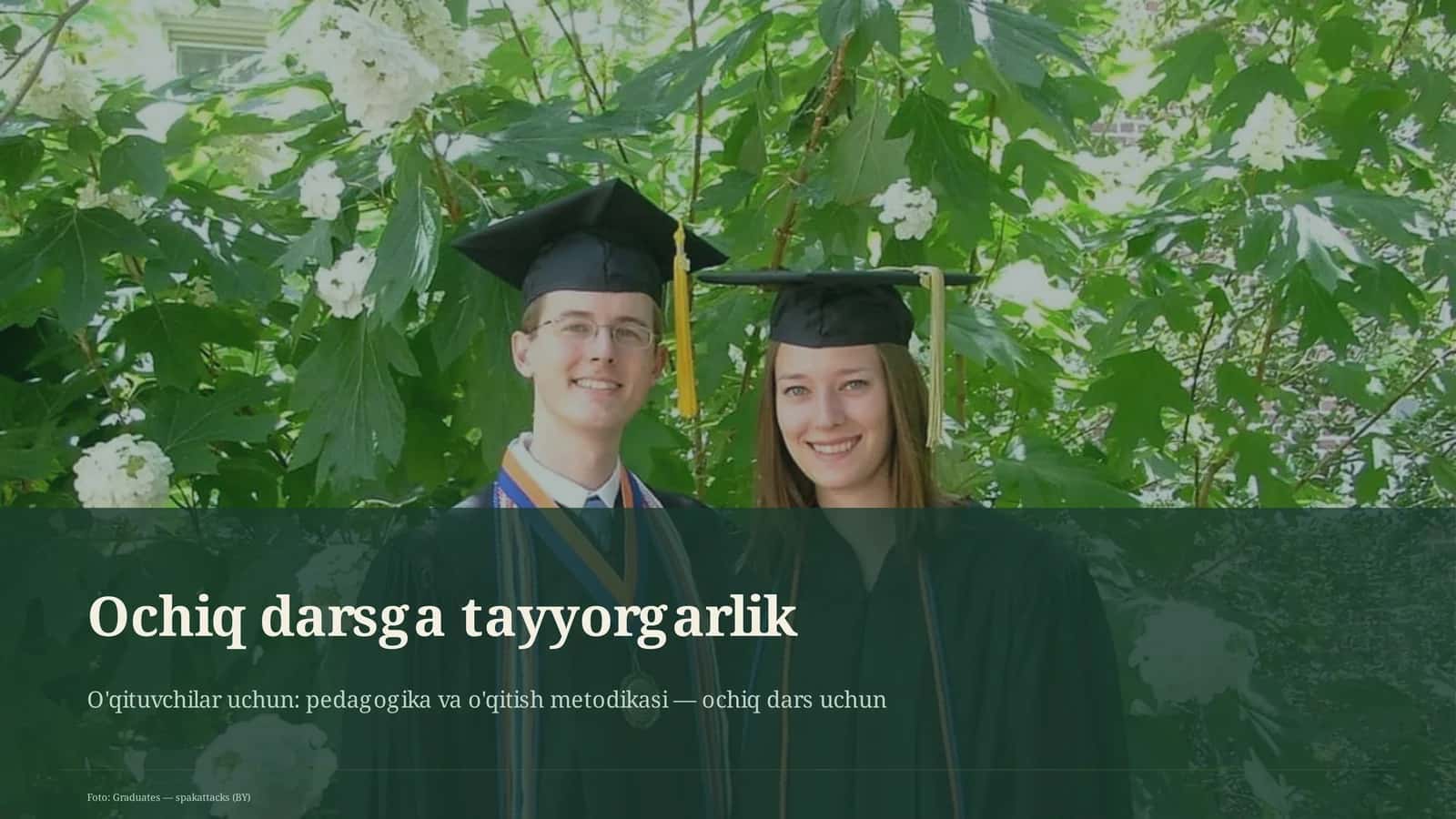 Ochiq darsga tayyorgarlik 1