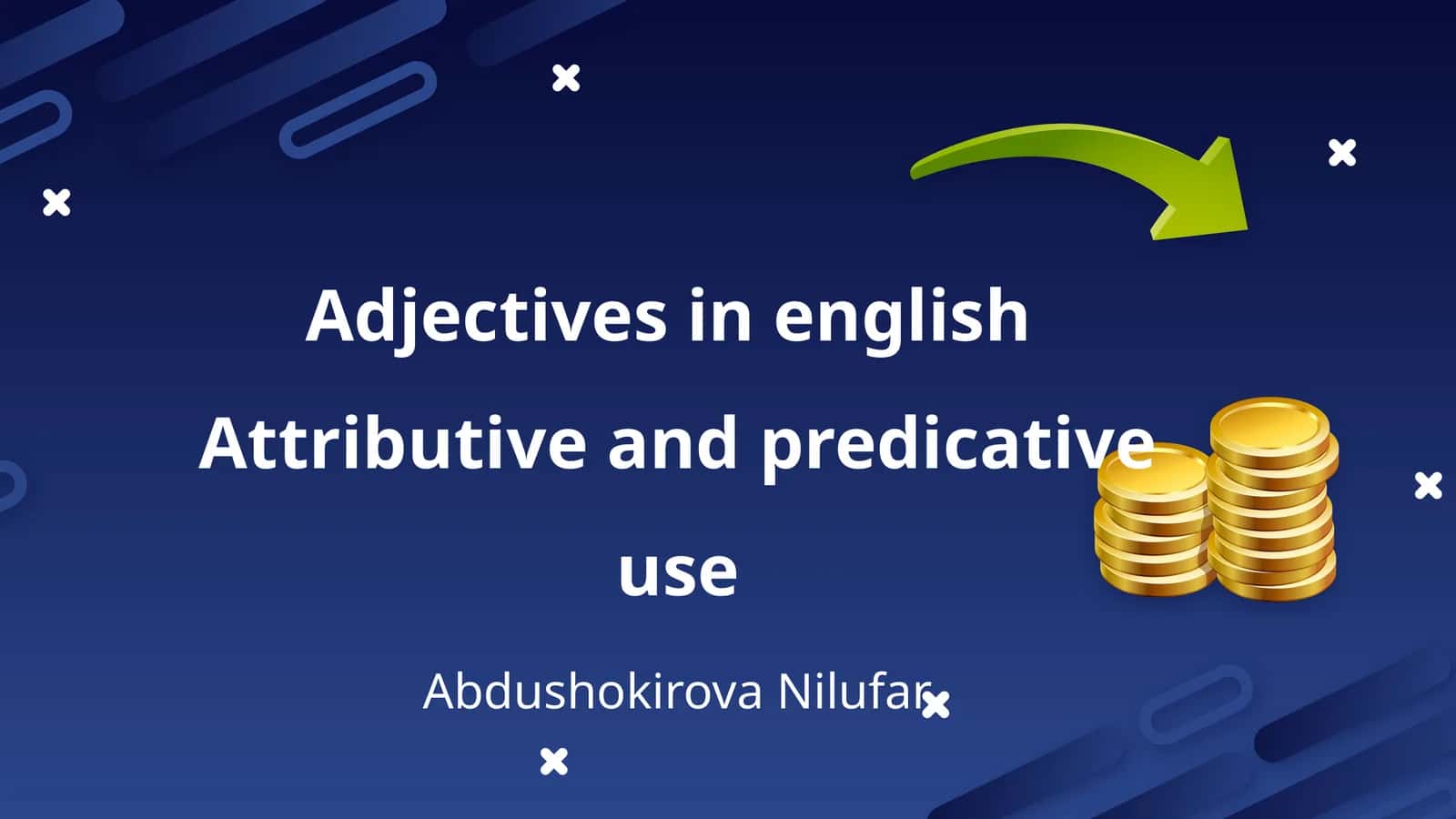 Adjectives in english 1