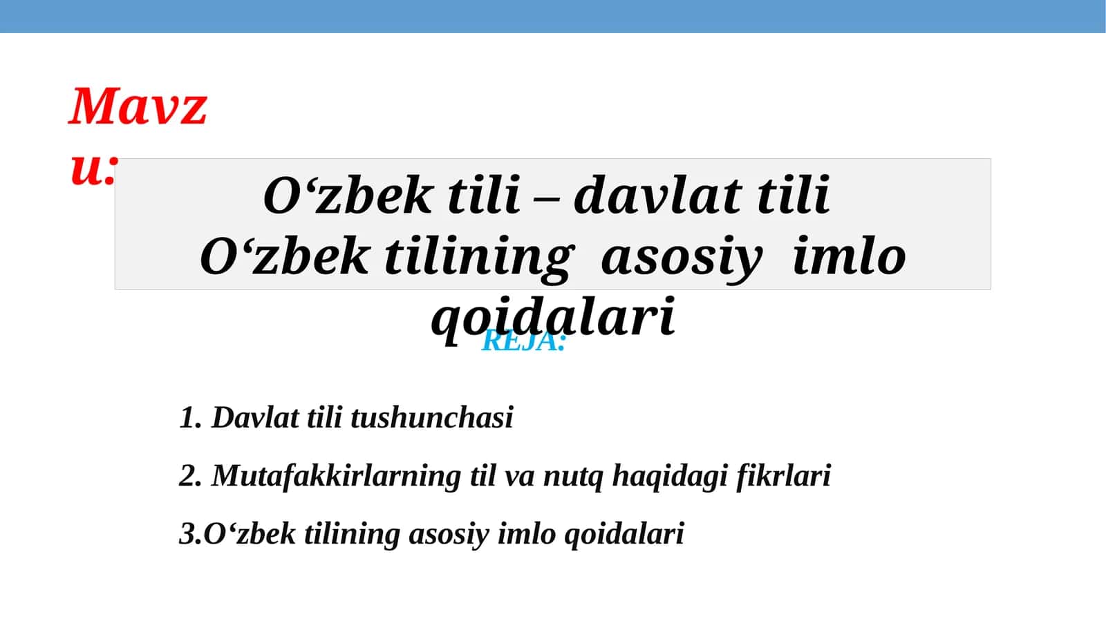 DAVLAT TILI TUSHUNCHASI 1