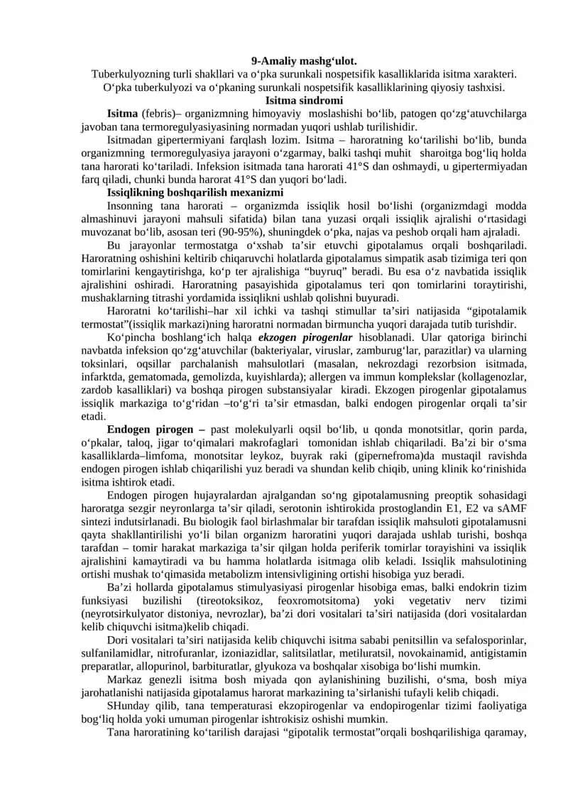 Isitma sindromi 1