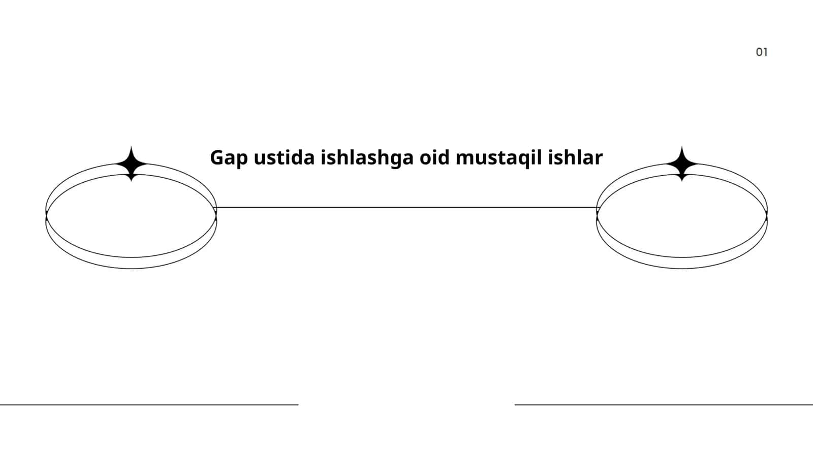 Gap ustida ishlashga oid mustaqil ishlar 1