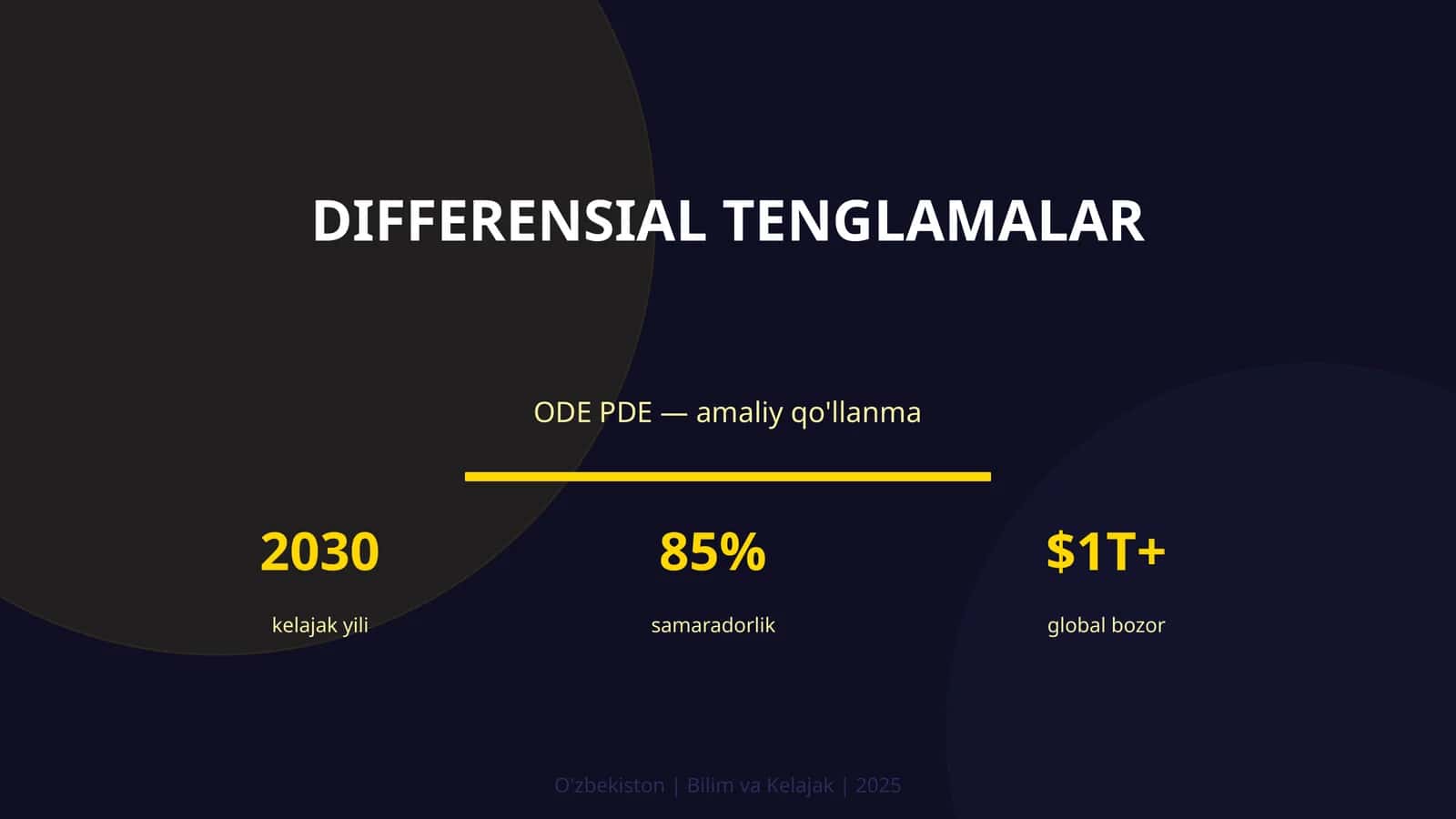 Differensial Tenglamalar 1