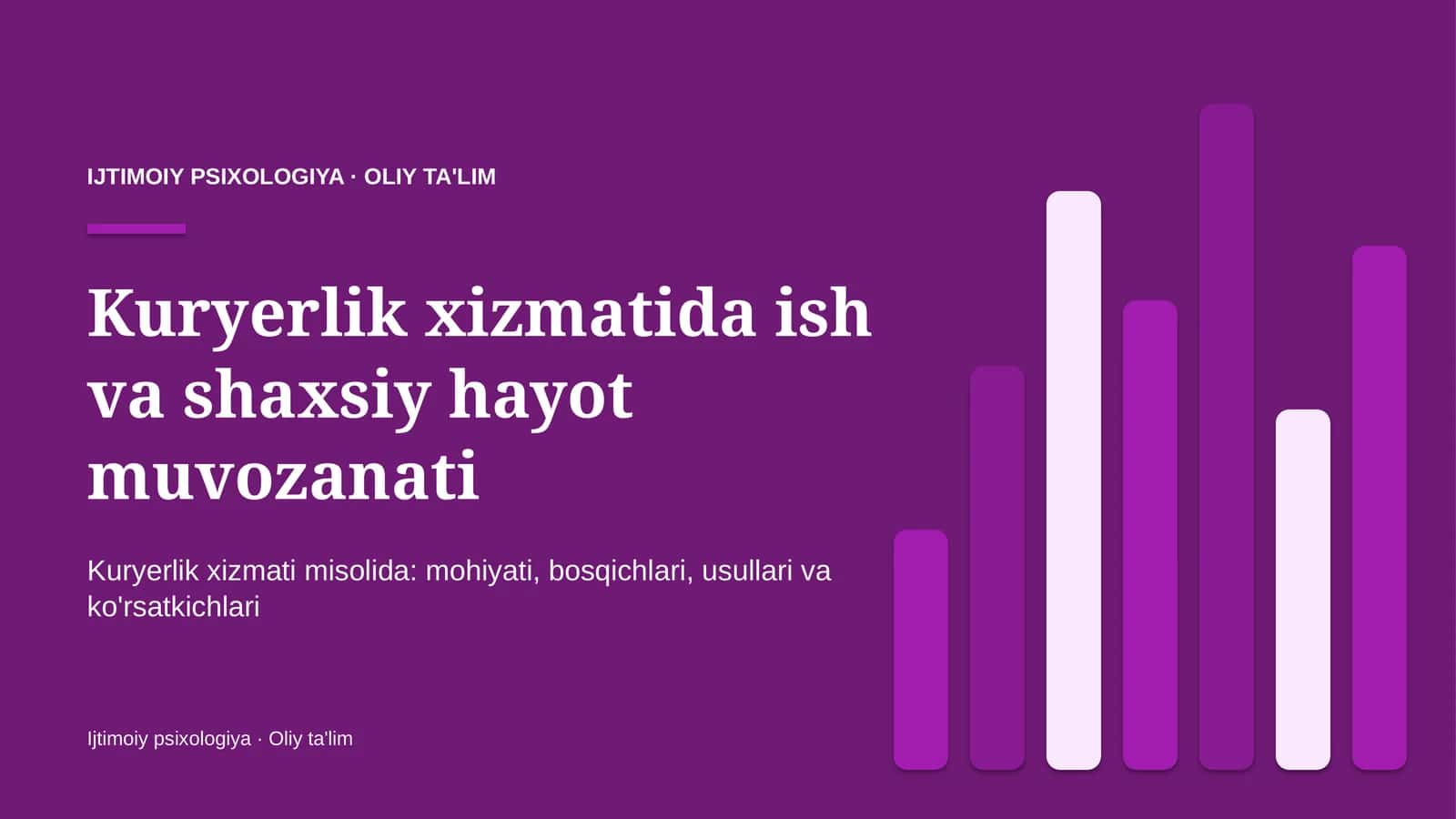 Kuryerlik xizmatida ish va shaxsiy hayot muvozanati 1