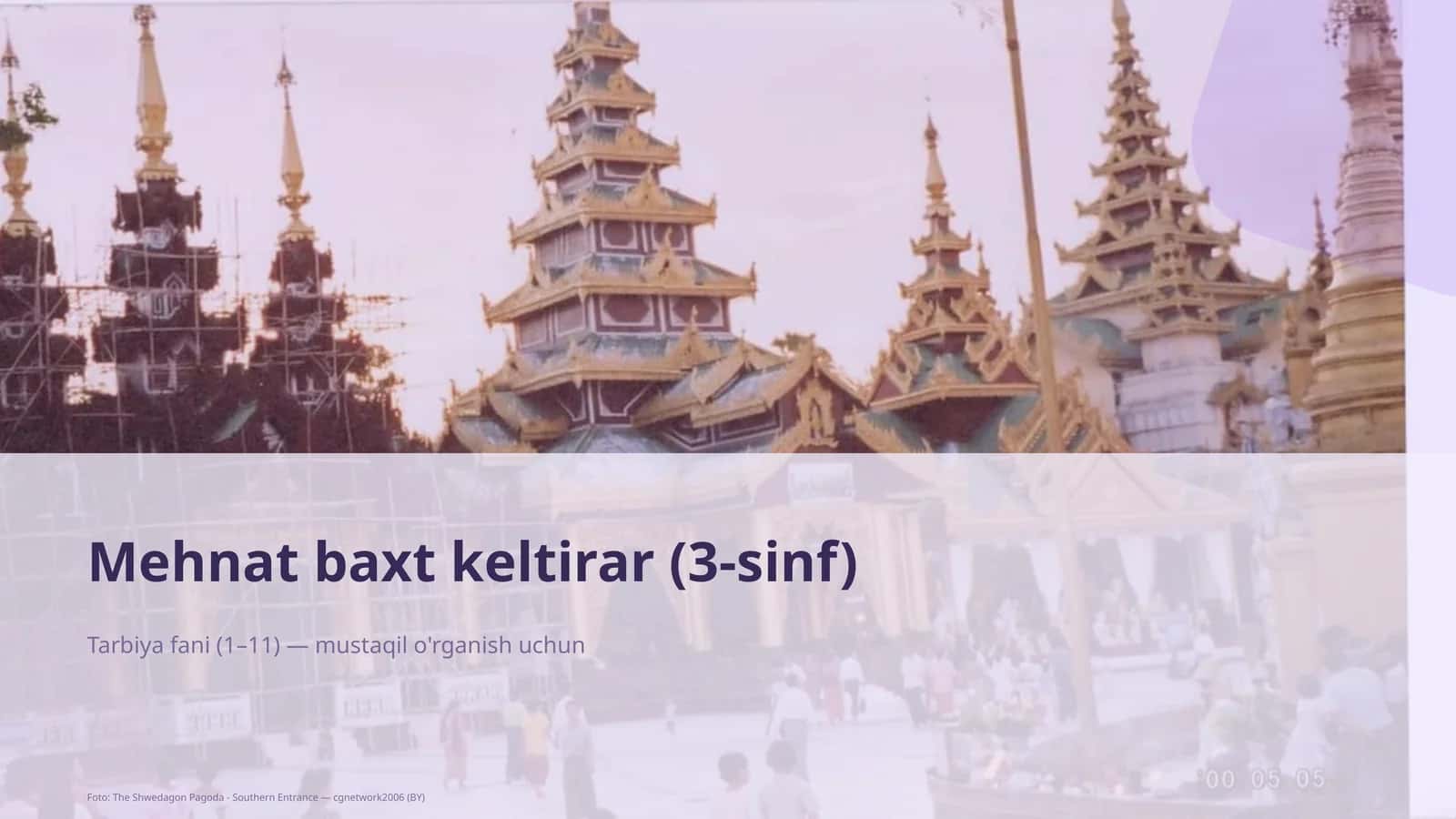 Mehnat baxt keltirar (3-sinf) 1