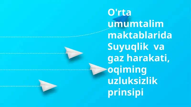 Suyuqlik va gaz harakati 1