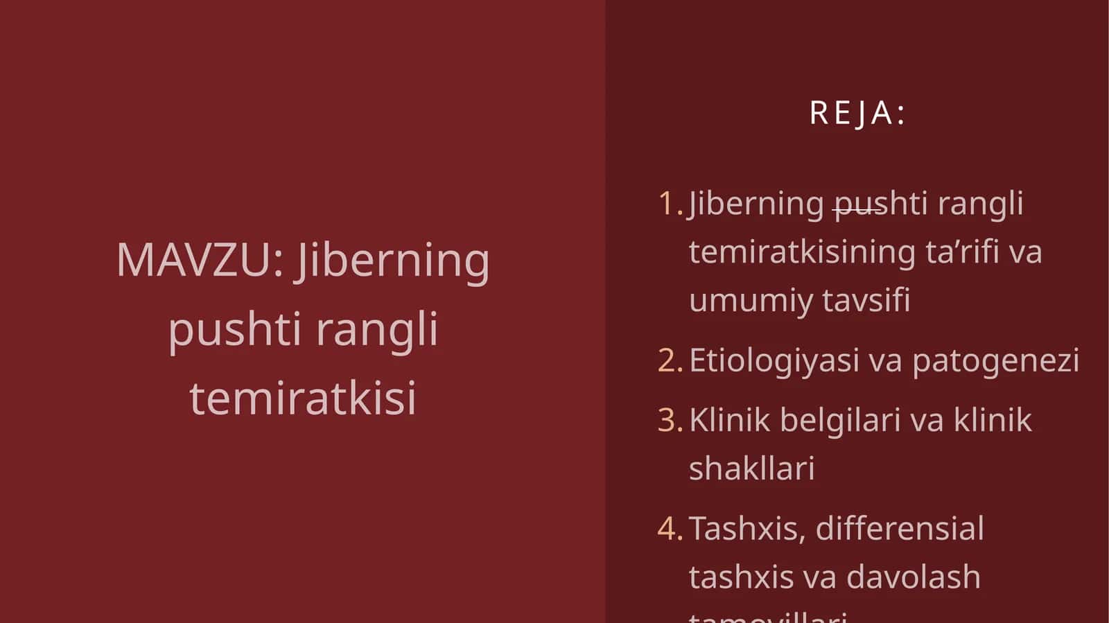 Jiberning pushtirangli temiratkisi 1