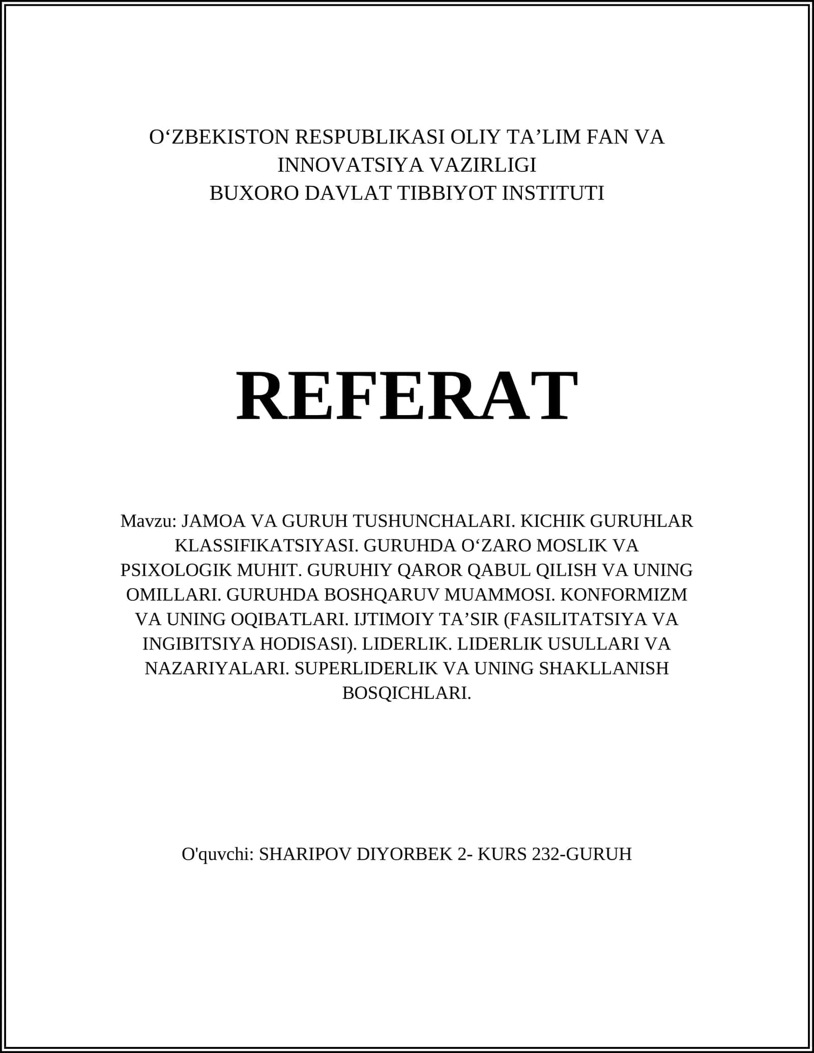JAMOA VA GURUH TUSHUNCHALARI 1