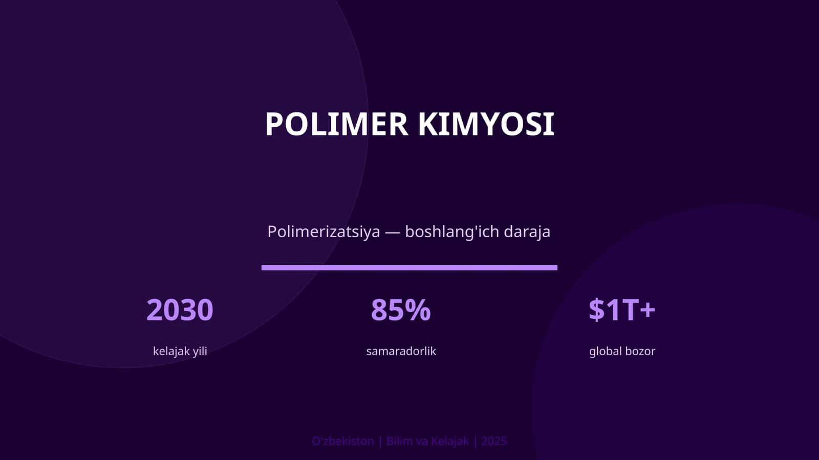 Polimer kimyosi 1