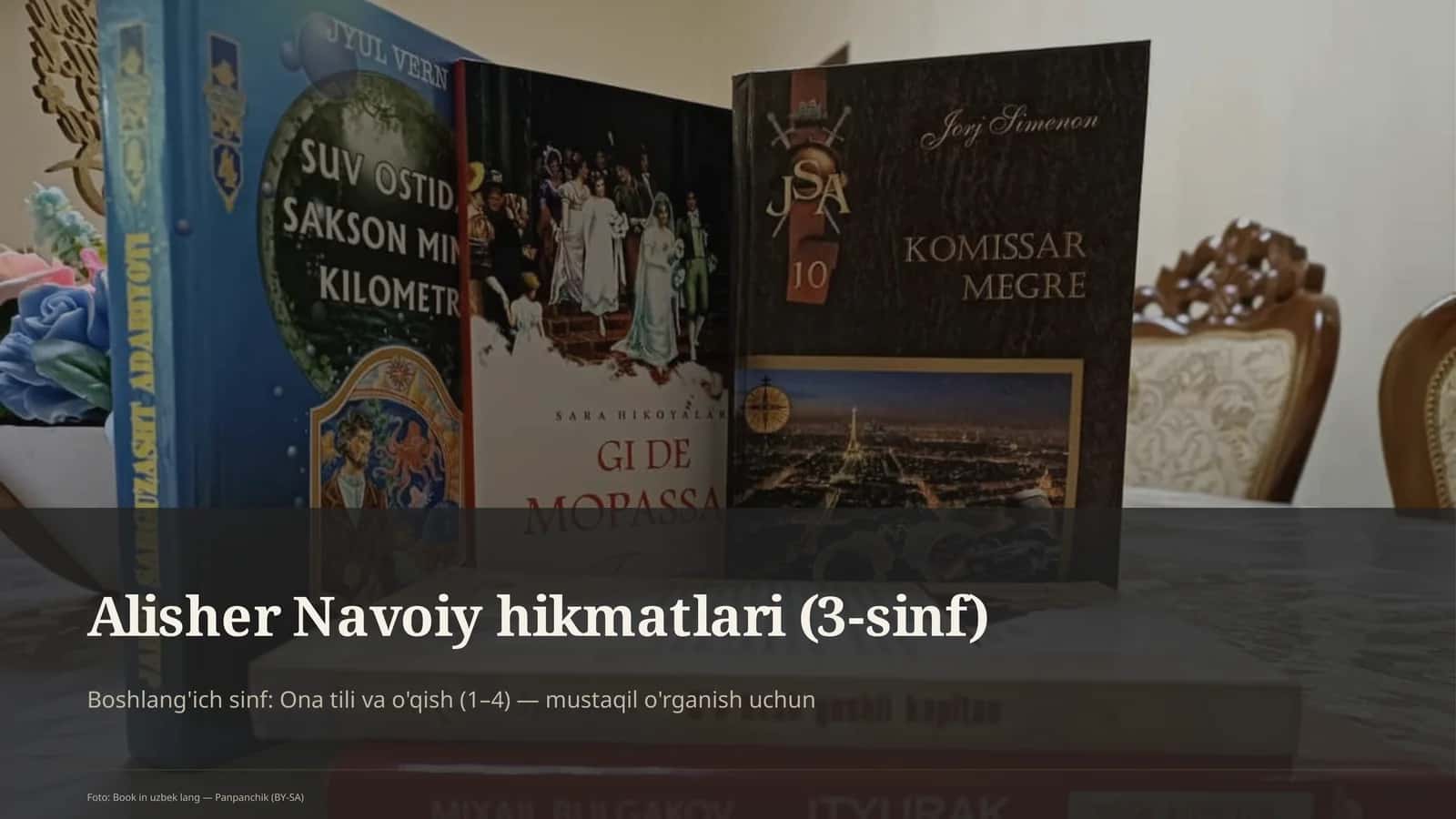 Boshlang'ich sinf: Ona tili va o'qish (1–4) 1
