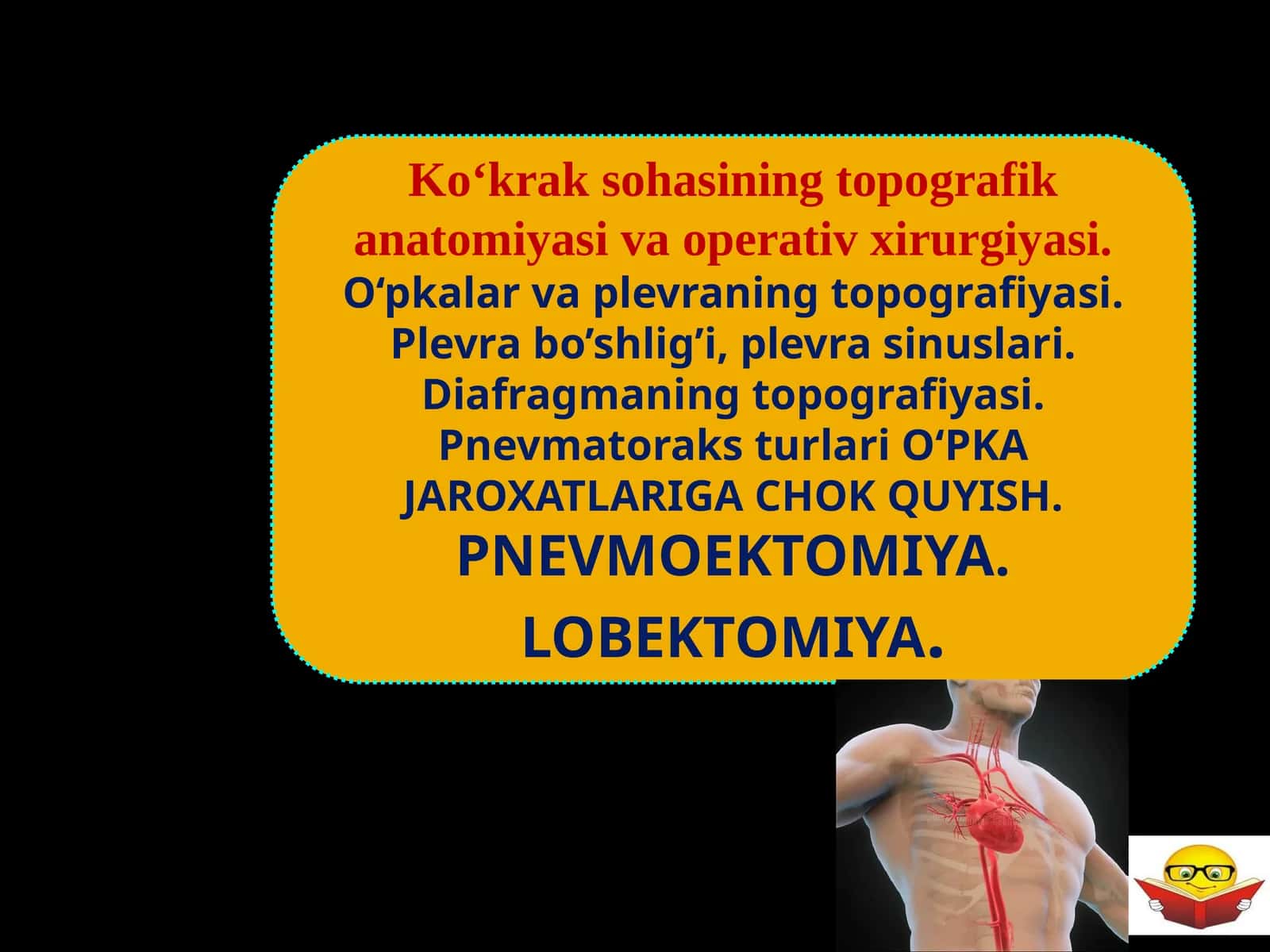 KO'KRAK QAFASI TOPOGRAFIK ANATOMIYASI 1