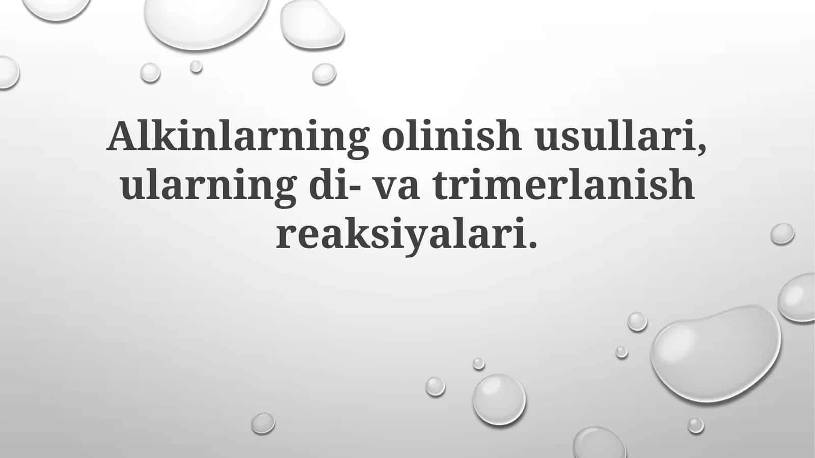 Alkinlar Olinish Usullari 1