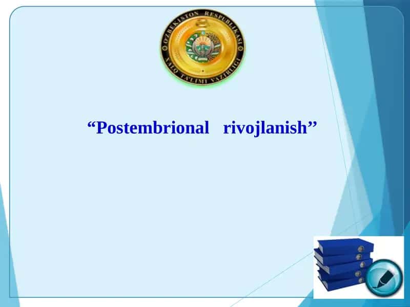 Postembrionalrivojlanish 1