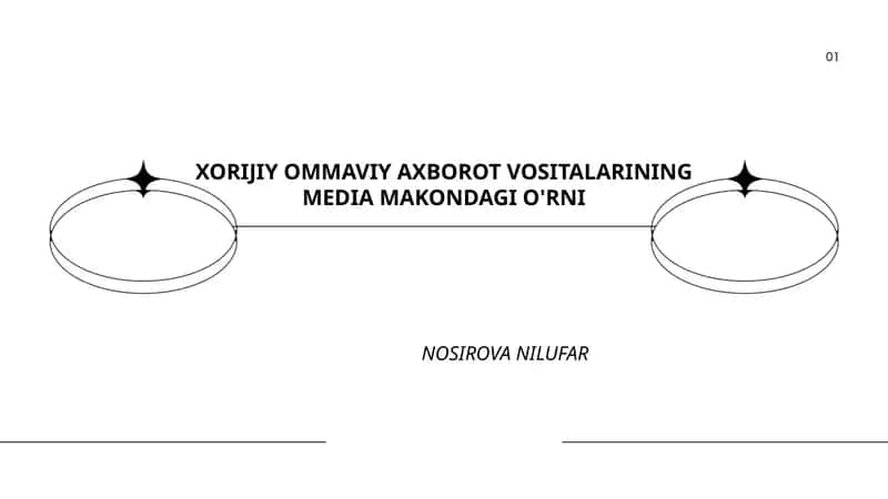Xorijiy ommaviy axborot vositalarining media makondagi o'rni 1